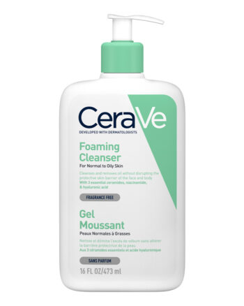 Cerave Foaming Oil Free Cleanser for Oily skin