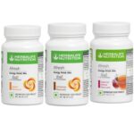 Herbalife Afresh Energy Drink Mix – Pack of 3 (Cinnamon,Peach&Kahwa)