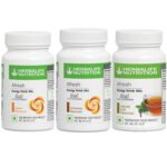 Herbalife Afresh Energy Drink Mix – Pack of 3 (Peach,Cinnamon&Tulsi)