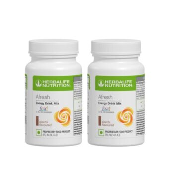 Herbalife Afresh Energy Drink Mix 50g Elaichi Pack Of 2
